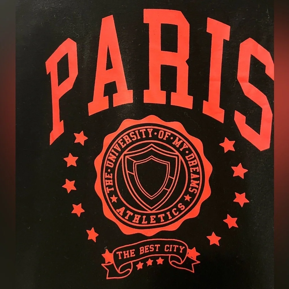 Take Note Paris Sweatshirt Dress, Girls - Picture 2 of 4